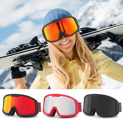 Clarity Improved Ski Goggles for Men Women Anti Fog UV Protection Snow Goggles