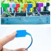 10PCS Outdoor Plant Labe Large Waterproof Plastic Plant T-Type Tags, Durable Nursery Garden Markers for Herbs Flowers Vegetable