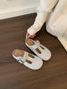 Fashion Slippers Women Summer Shoes Platform Slides Cover Toe Soft Rubber Retro Casual Mary Janes Leisure Shoes Cover Toe Womens Slipper