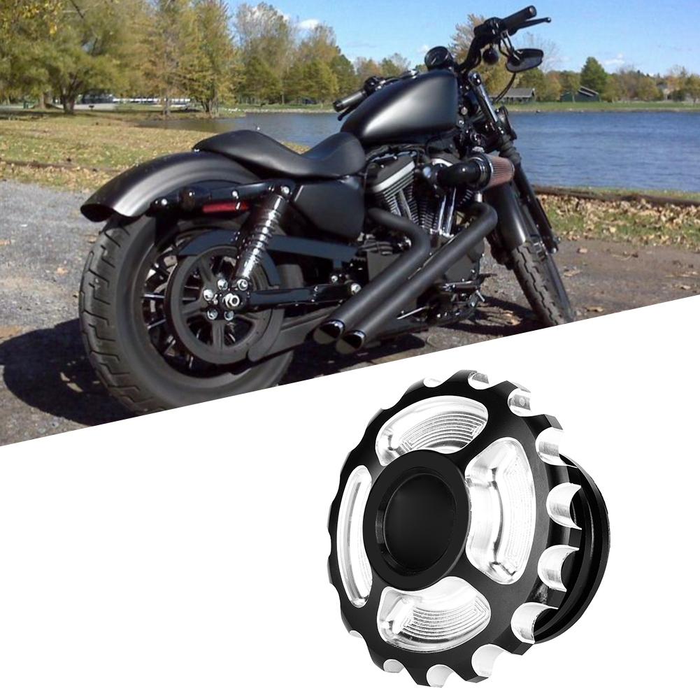 Motorcycle CNC Aluminum Gas Fuel Tank Cover Cap  Modified Accessory Fit for 883 1200 48