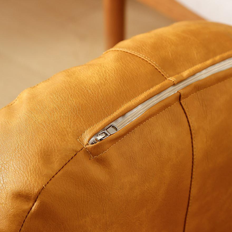 Japanese Floor Cushion: Tatami Leather Zen Meditation Mat for Living Room or Bay Window