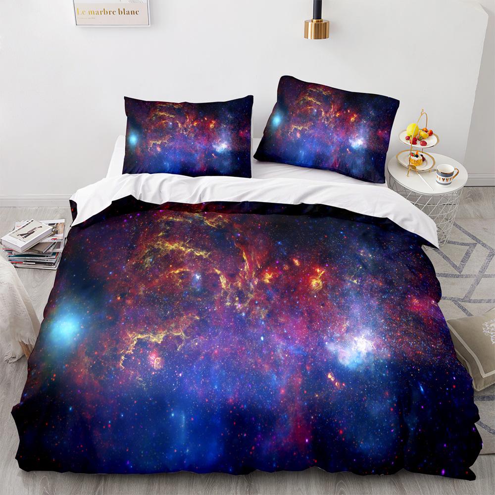 Chinese Bedclothes Single Double Duvet Cover With Pillowcase 3D Kids Beding Set Traditional Queen Comforter Sets Cartoon Birds