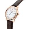 Maserati Classic Sorpasso Leather Strap Silver Sunray Dial Quartz R8851124002 100M Men's Watch