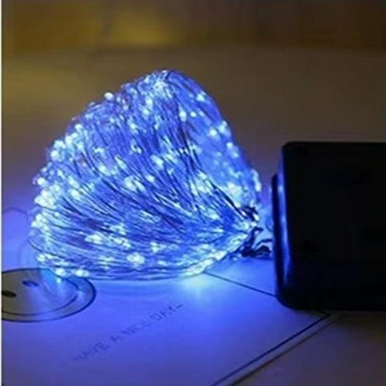 Outdoor USB Copper Wire String Lights with Remote Control - 8 Modes, Low Voltage Christmas Holiday Decoration