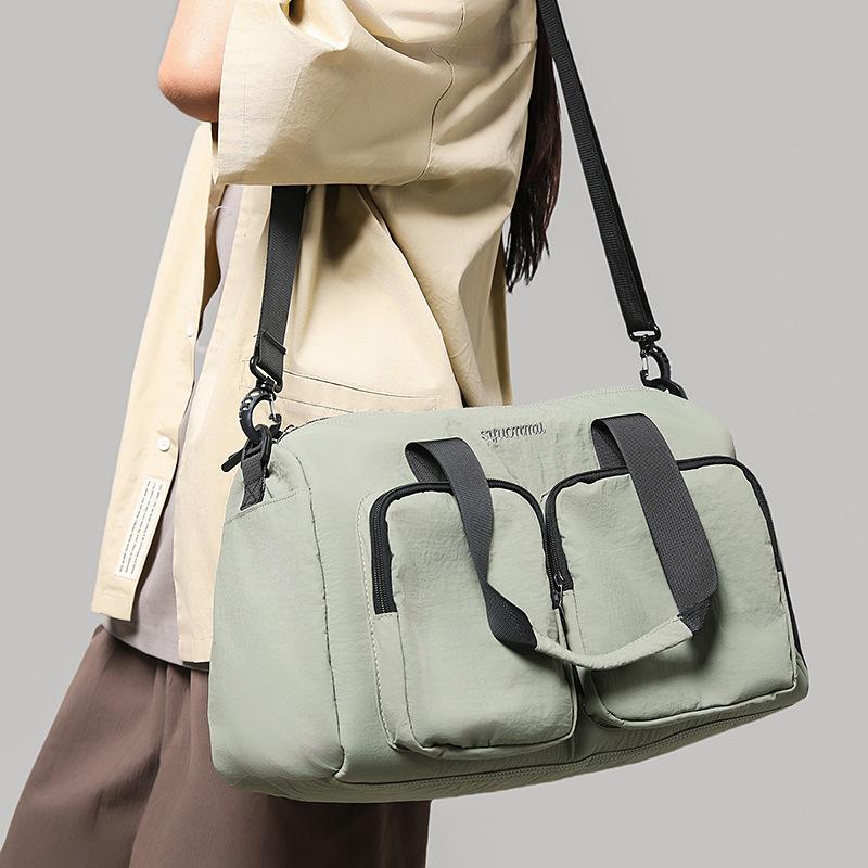 Portable independent bag, leisure travel bag, female messenger, large-capacity sports fitness bag, multi-pocket storage, luggage bag.