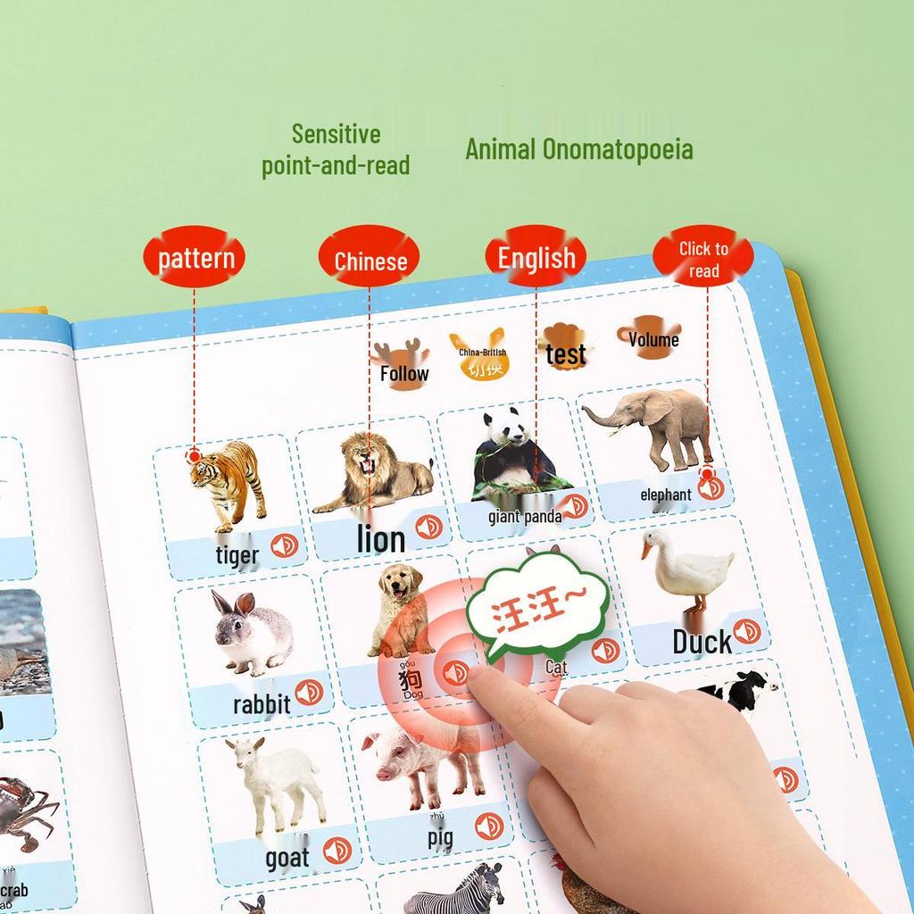 Smart Audio Book Reader for Toddlers: Early Education Sound Learning Toy for Ages 0-3