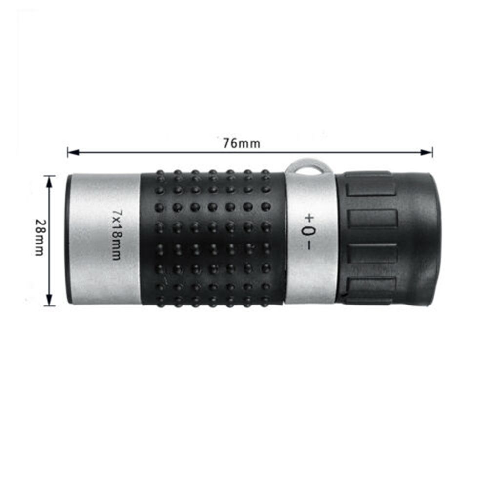 Hunting Bird Watching Hiking 7x18 Mini Monocular Telescope Golf
