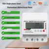 WiFi Smart Circuit Breaker with Bidirectional Metering & Voltage Protection, Prepaid Electricity Metering, Auto Reclosing & Timing Functions