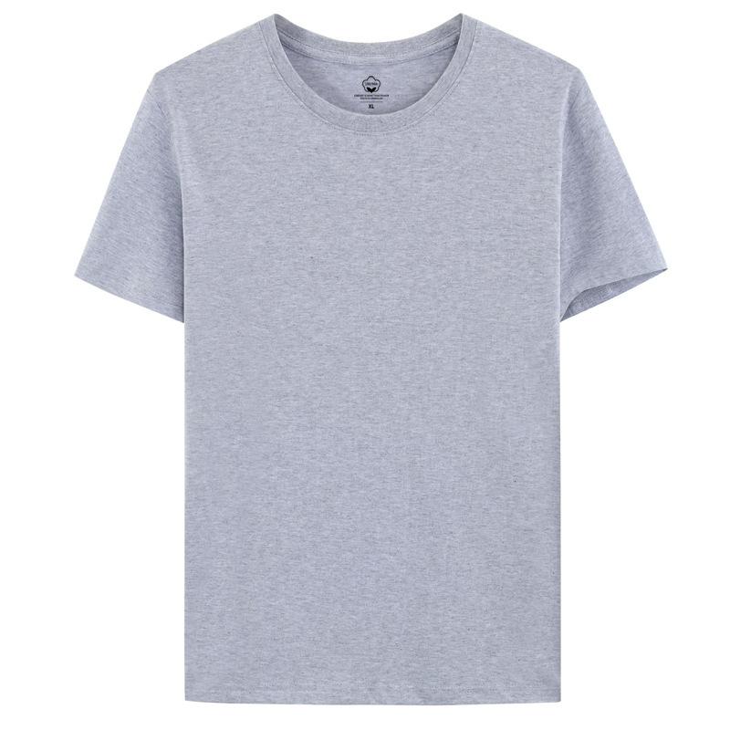 Men's Summer Casual Comfortable T-shirt Quick Drying Short Sleeved Round Neck Sports Training T-shirt Men's Solid Color Breathable Running Top