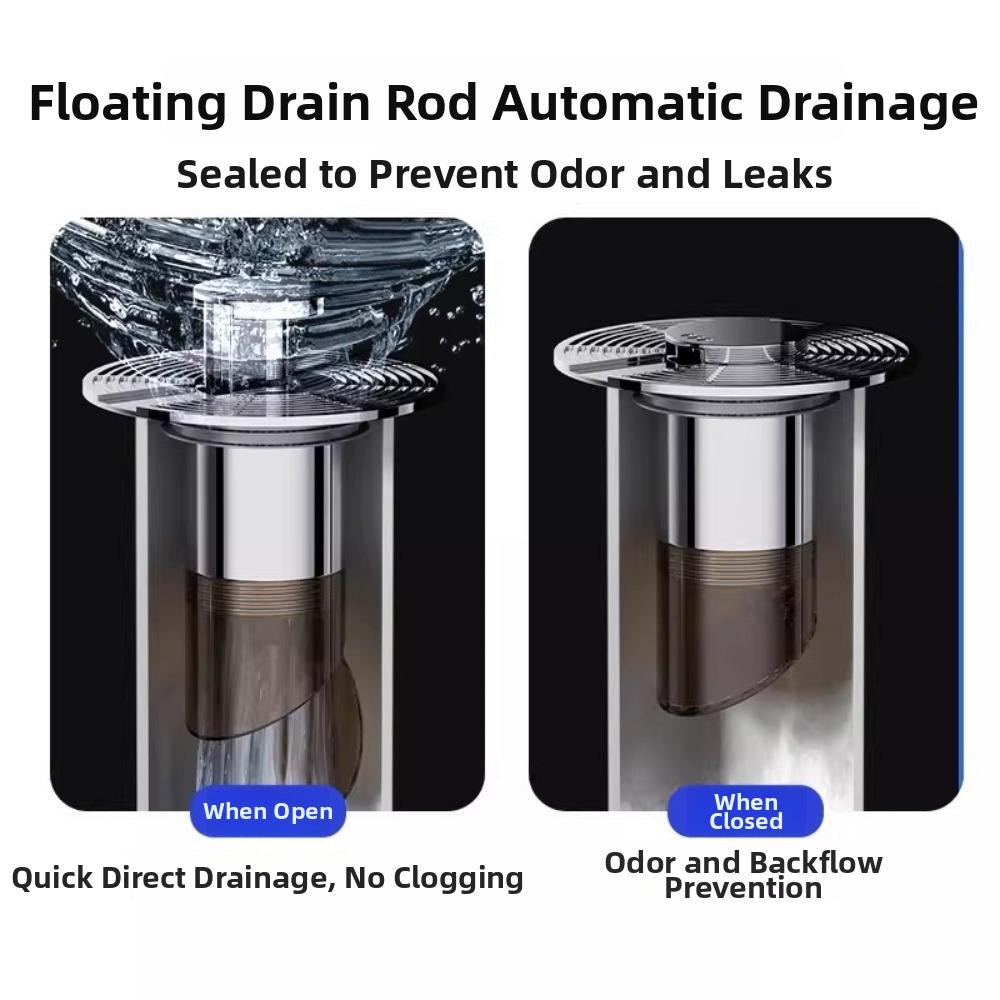 Universal Floor Drain Core Self-draining Hair Removal Filter for Household Bathroom