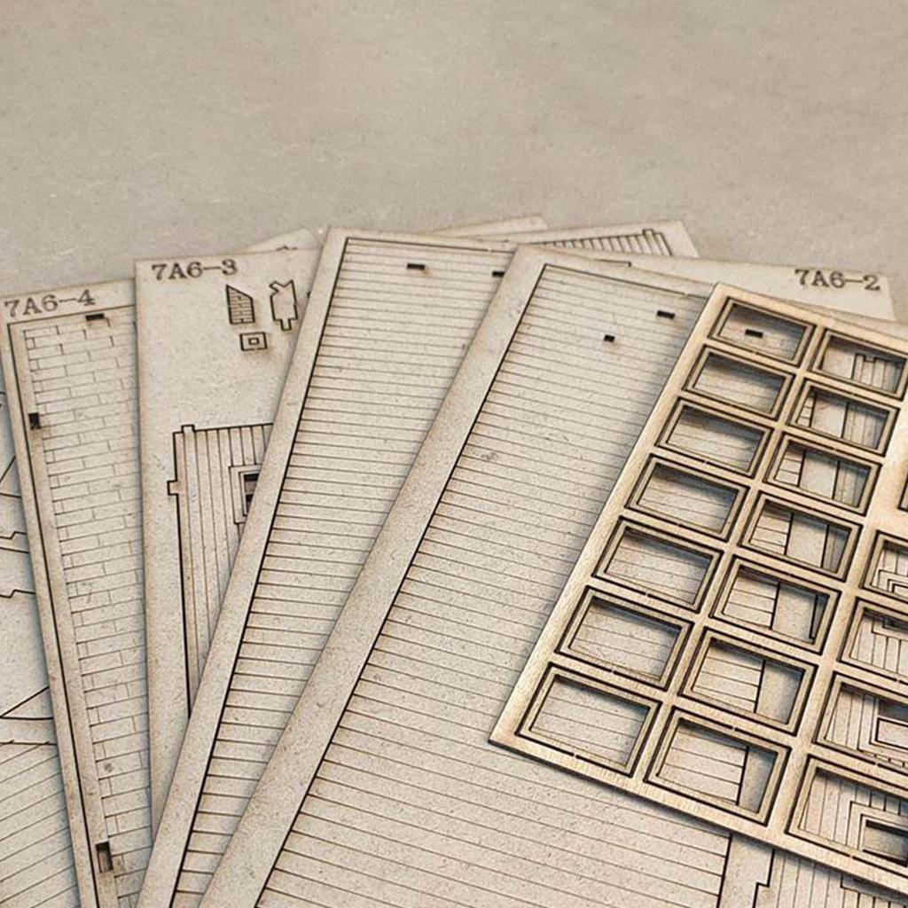 1/72 House Building Models, Educational Tools for Diorama Layouts