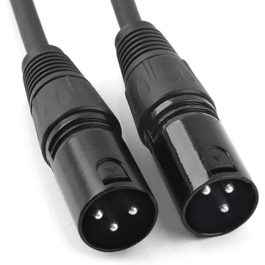 Swagell 2X XLR Splitter Cable 3-Pin Female Dual XLR Male Y Patch Cable 50cm Balanced Microphone Audio Adapter
