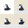 Keychain Plush Schnauzer Pp Cotton Stuffed Animal For Bag Decoration  Animal