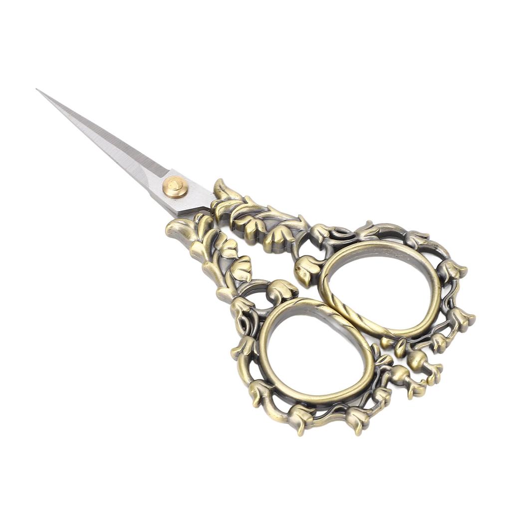 Sewing Embroidery Scissors Vintage European Design Shear for Fabric Weaving Cross Stitching Paper