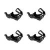 4 Sets Roof Rack Shovel Mount Heavy Duty Multipurpose Metal Rubber Clamp Mounting Bracket for Roof Rack Boats Tool
