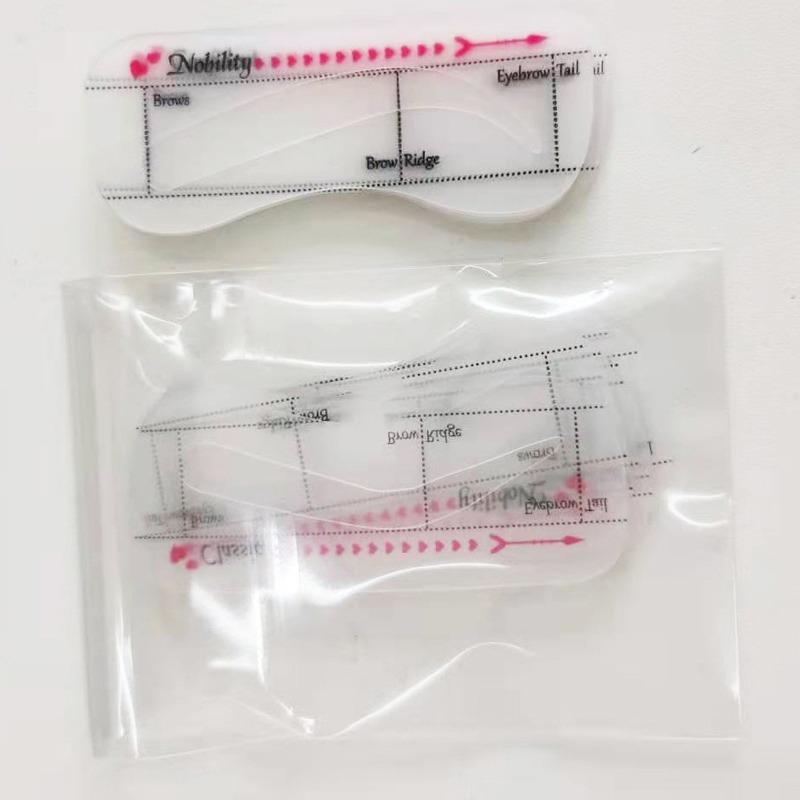 10 Stil/Set Karte Augenbrauen Schablone Vorlage Aufkleber Pflege Shaper Augenbrauen Shaper Kosmetische Werkzeug für Frauen Mädchen