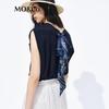 MO&Co. Sleeveless Cotton-Acetate Knit Top