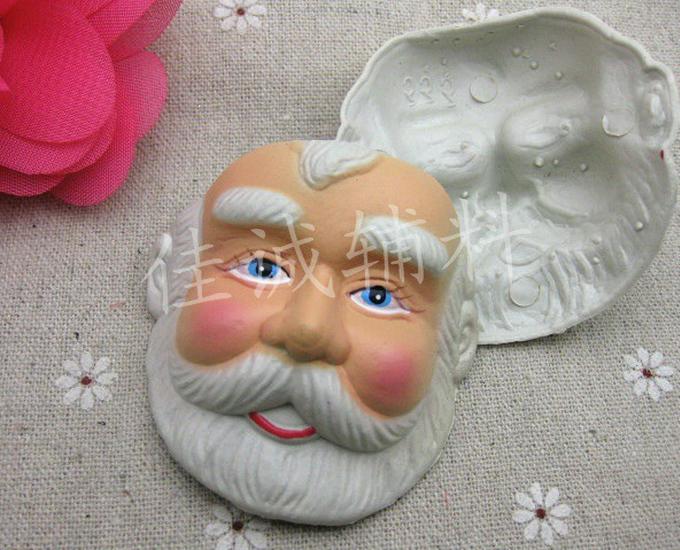 Santa Claus Masks: Cross-Border Christmas Decorations, Plastic Face, Multiple Specifications