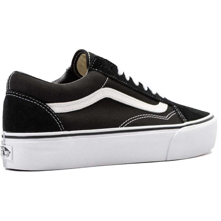 Vans Old Skool Platform 'Black White' (Unisex) Black / White Skateboard Shoes VN0A3B3UY28