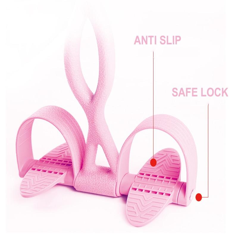 Fitness Pull Tension Rope Sit Up Breast Expanding Multifunctional Foot Pedal Resistance Band