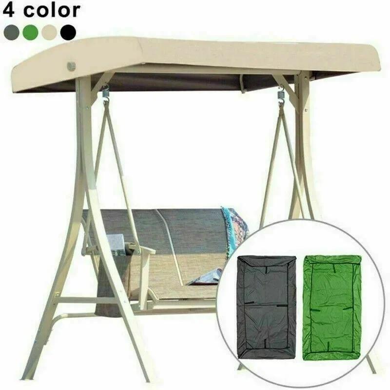 Outdoor Swing Seat Covers Replacement Canopy UV Protection Garden Waterproof Swing Chair Canopy Cover Porch Hammock Covers