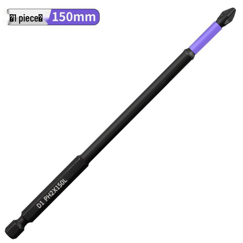 PH2 Magnetic Anti-Slip Phillips Screwdriver Bit Set, 25-150mm, High Hardness Electric Screwdriver Heads