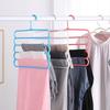 Multi Layer Pants Hanger Non-slip Space Saving Wardrobe Organizer for Student Dorm Household Storage