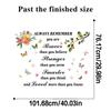 English Motivational Phrase Stickers Colorful Hummingbirds Decals Living Room Sofa Background Restaurant Decoration Self-adhesive Posters