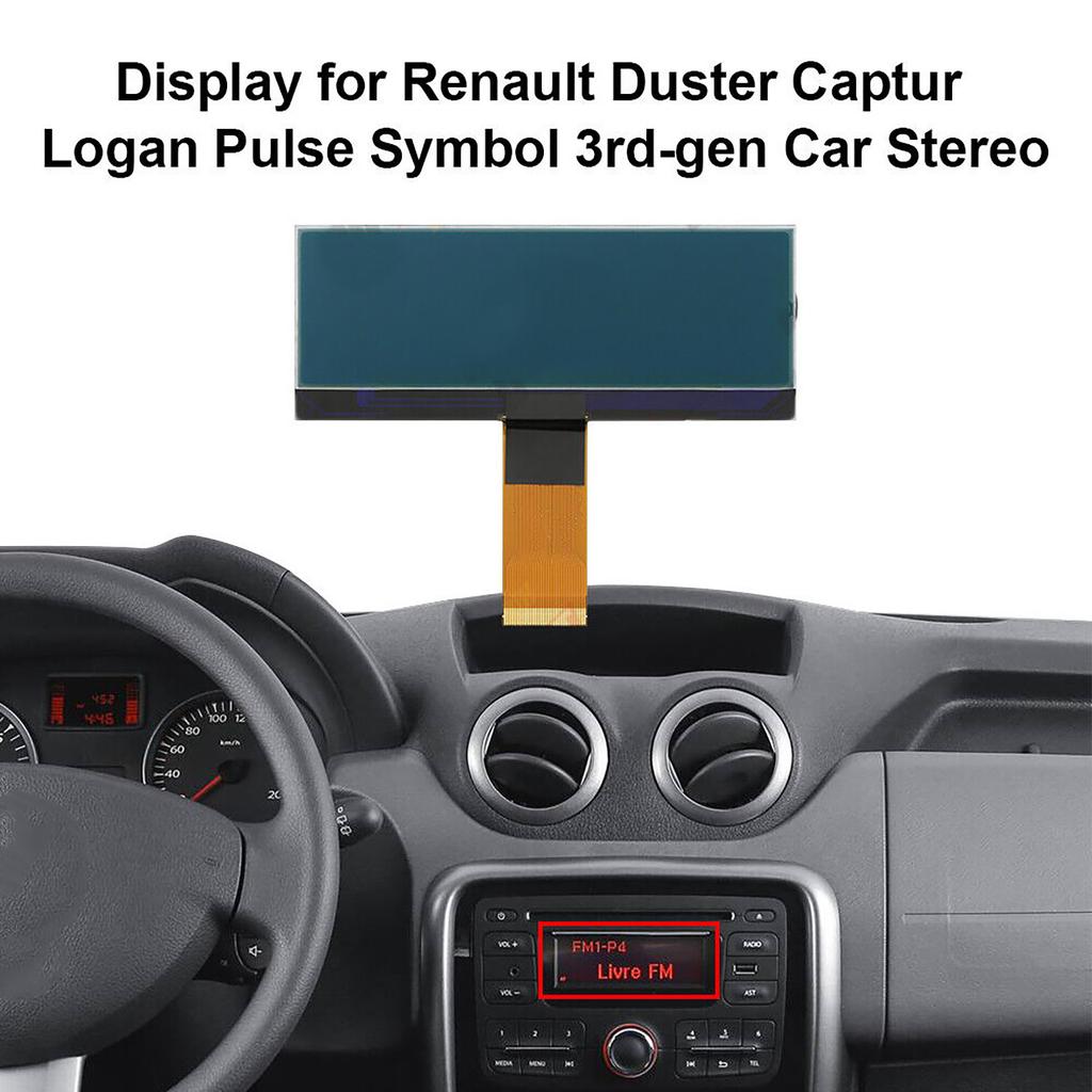 LCD Display Car Radio Stereo For Dacia Sandero Lodgy Renault Duster Logan Captur Pulse Lada Xray Citan AGC-1220RF-A AGC-0060RF-A