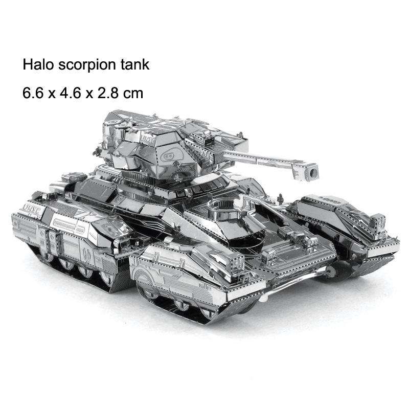 3D Metal Puzzle: Tiger, T34, and Churchill Tank Models - Perfect Birthday Gift