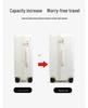 High-Capacity Durable Square Trolley Suitcase with Password Lock for Students & Travelers