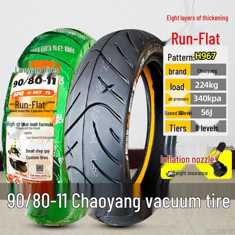 Zhengxin Electric Vehicle & Motorcycle Tire 90/80-11, 110/70-100 Vacuum Tire for Road Riding