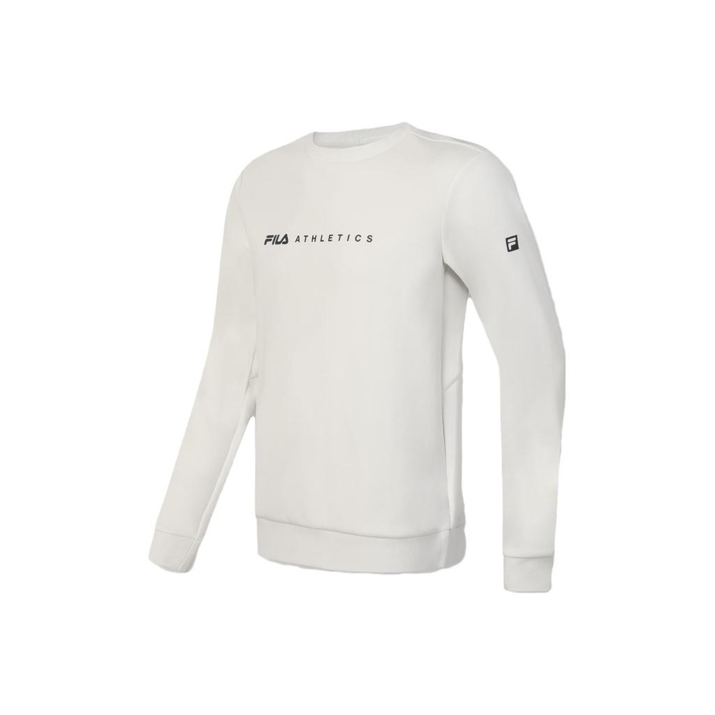 New FILA Sweatshirt Men's Mist Lotus White A51M341220A-IV