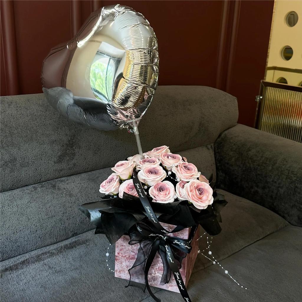 Valentine's Day Eternal Flower Rose Plum Sauce Bouquet Birthday Gift Valentine's Day Gift Companion Gift Festival Gift