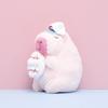Plush Capybara Toy Keychain Cartoon Stuffed Doll Decoration Pendant Gift Cute