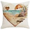Summer Beach Scenery Pillow Case Sofa Living Room Pillow Case Home New Style