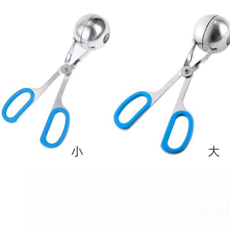 Kitchen Convenient Meatball Maker Stainless Steel Stuffed Meatball Clip DIY Fish Meat Rice Ball Maker Meatball Mold Tools