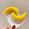 Unique And Practical Resin Hair Clip Shaped Like Fruits And Vegetables Hairpin Suitable For Girls' Everyday Styling