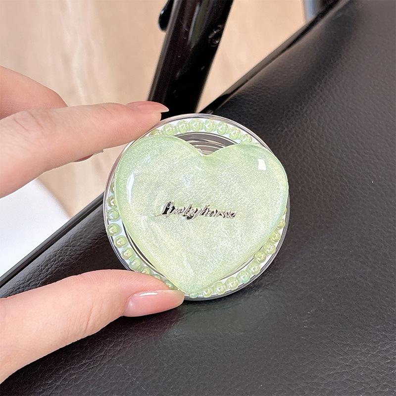 Korean Style Magnetic Retractable Phone Holder & Finger Ring - Creative Gift for Girls
