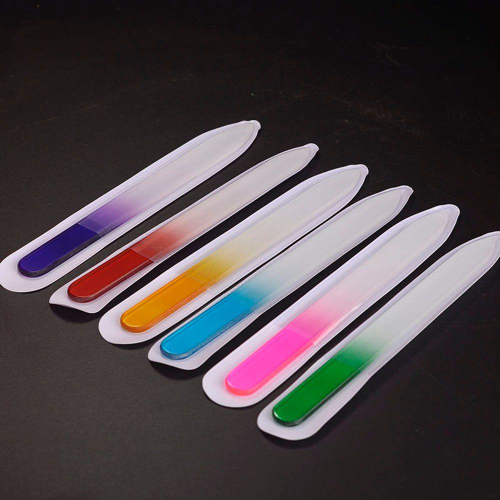 Hot Beauty Pro Tool Crystal Glass File Buffer Manicure Device Nail Art Files