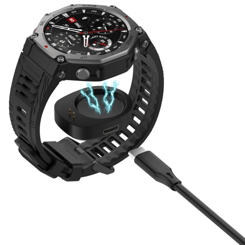 Tragbare Praktische Magnetische Ladeständer-Adapter-Dockingstation Für T-REX3 Smartwatch Typ C Eingang Innen- Und Außenbereich