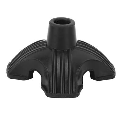 Quad Support Cane Tip Slip Resistance Wearproof Thickened Quadruple Replacement Rubber Cane Tips