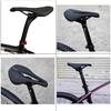 Aking Bicycle MTB Road Bike Racing Breathable PU Soft Seat Faux Black Saddle, Saddle, Lightweight, Leather, Comfortable, Shock-Absorbing, Cushion,
