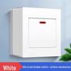 220V Single-Phase Rocker Switch Panel for High-Power Air Conditioners and Water Heaters