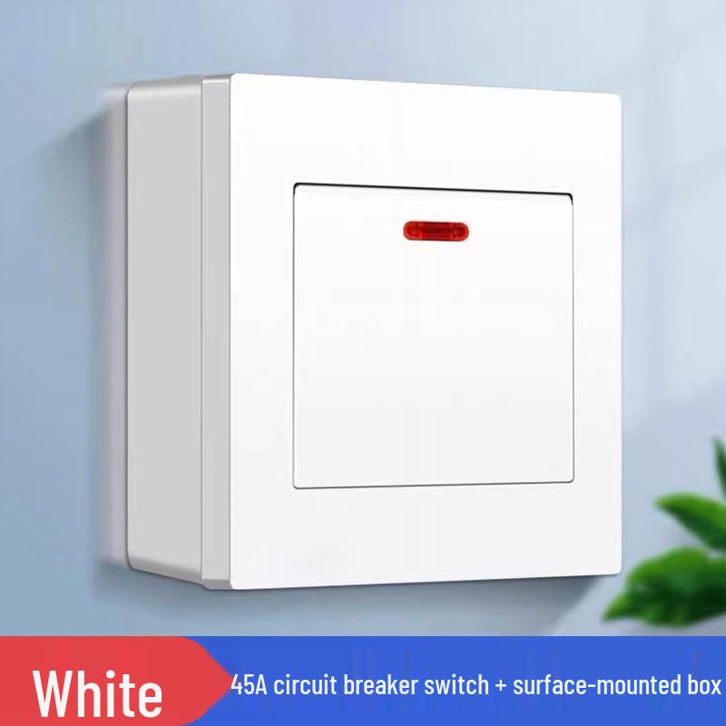220V Single-Phase Rocker Switch Panel for High-Power Air Conditioners and Water Heaters