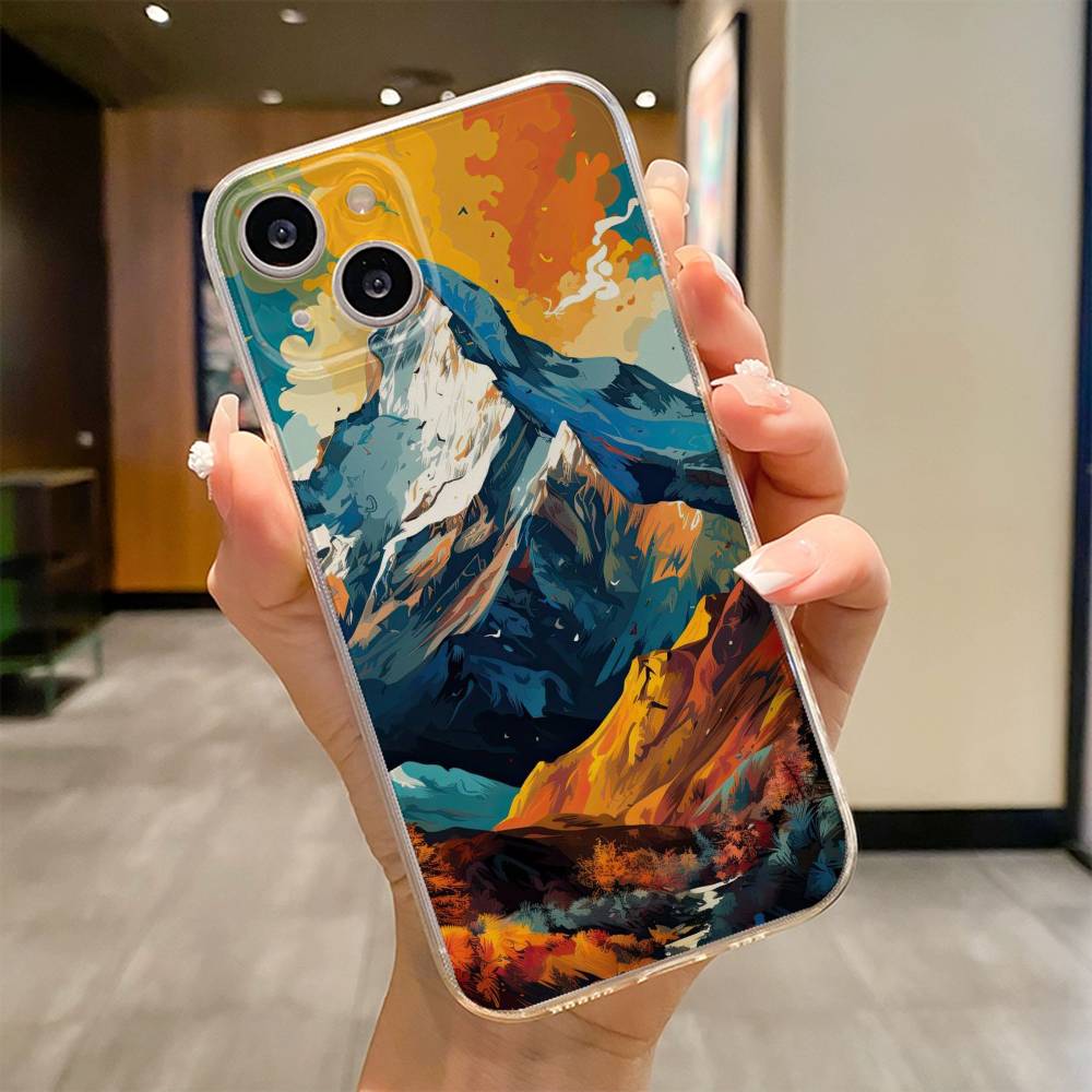 Heiliger Mount Everest Handyhülle Für iPhone 17 16e 16 15 14 13 12 11mini Pro Max X XR XSMAX 8 7 Air Plus Weiche Hülle