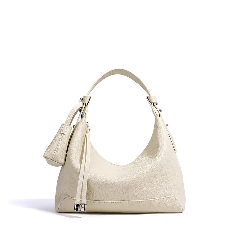 Girls Design Sense Leather Shoulder Bag Versatile Large Capacity Women's Office Workers Handbag Female Hobo Bag