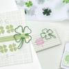 10Pcs Cute Green Four-leaf Clover Paperclips Lovely Girl Scrapbook Decor Binder Clip Office Document Bill Binding Supplies