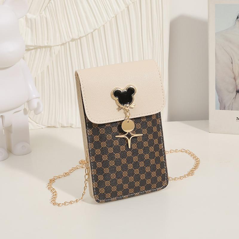 Women's Bag Simple and Fashionable Mobile Phone Bag Trendy Shoulder Bag Crossbody Chain Bag Women's Small Bag