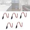 5pcs SAE Connectors Cable 12AWG 1 Foot Suitable for Solars Devices and Emergency Backups Power Solution Daily Use
